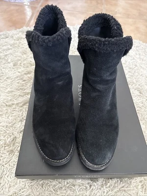 Botines de gamuza TALBOTS para mujer talla 9M negros TISH Foto 1 de 4