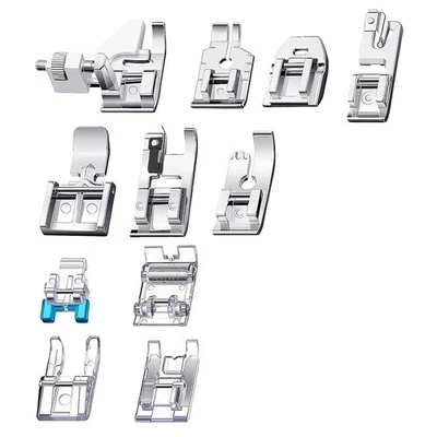 11Pcs Presser Foot Set, , Straight -Foot, Roller Foot, Snap on4155 - Image 1 of 4
