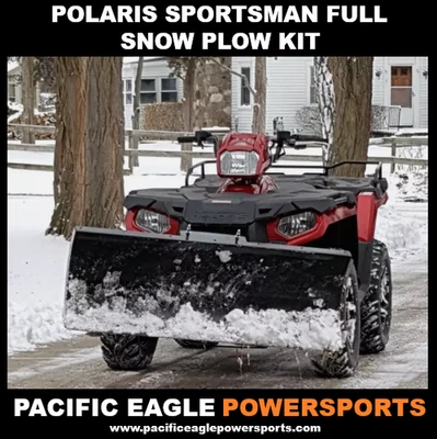 Polaris Sportsman & Scrambler 850/1000 50" Snow Plow Kit including Plow Mount Foto 1 de 4