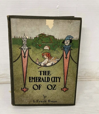Emerald City of Oz 1910 by L Frank Baum Reilly & Lee Co Antique Books Dorothy Foto 1 de 4