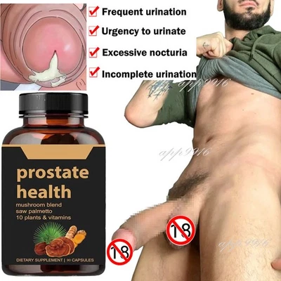 Cápsulas naturales para la salud de la próstata para el cuidado corporal 90 un. Apoyo para el bienestar de los hombres”  Foto 1 de 4