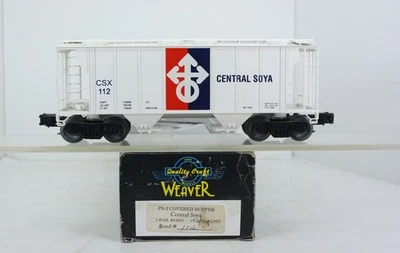 Tolva cubierta O Gauge Weaver Ultra Line Central Soya PS-2 CSX 112 Foto 1 de 4