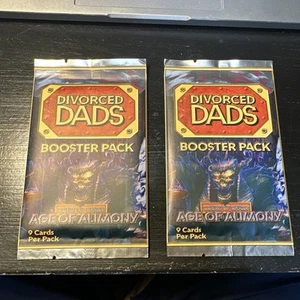 Divorced Dads Sealed Booster Packs x2 'Age of Alimony' ungeöffnet - Bild 1 von 5