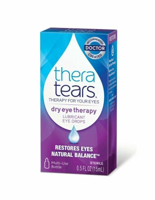 (LOTE DE 3) GOTAS OCULARES LUBRICANTES TERAPIA OJO SECO Thera Tears 15 ml • EXP: 12/25 Foto 1 de 1