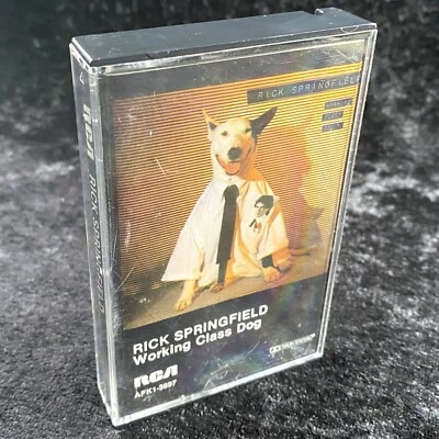 Rick Springfield Working Class Dog Cassette Tape RCA 1981 Jessie’s Girl  - Image 1 of 4
