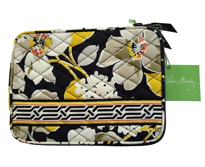 Vera Bradley Dogwood eReader eBook Sleeve 8.5x6.5 Padded Zip Catch All Pouch N72 - Image 1 of 4