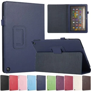 For All-New Amazon Fire HD 10 2023 13th Gen 10.1" Tablet Leather Case Flip Cover - Picture 1 of 57