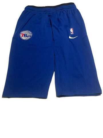 Philadelphia 76ers Sixers Long Practice Shorts Nike Dri-Fit Large Tall Cover