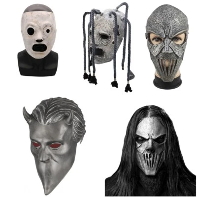 Maschera cosplay 2024 slipknot Halloween festa costume adulto fantasia lattice maschere oggetti di scena - Immagine 1 di 4