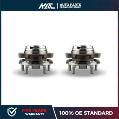 For 2003-2008 Infiniti FX35 FX45 2pcs Front side Wheel Hub Bearing Assembly AWD Foto 1 de 4