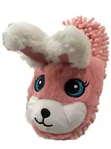 Pantofole coniglietto pasquale rosa grumoso peluche bambina scarpe casa 11-12 - Foto 1 di 1
