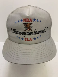 Vintage NRA "..That every man be armed.." ILA Hat Snapback Baseball Cap USA Made - Picture 1 of 3