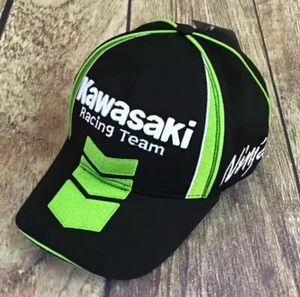 Kawasaki Racing Team Hat 2024 Motorcycle Racing Baseball Cap - Picture 1 of 6