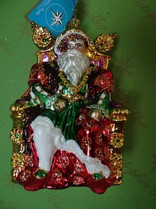 Christopher Radko Santa The Eight Glass Ornament - Picture 1 of 12