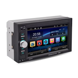 6.2" Double 2 DIN Car Radio Stereo Touch Screen Mirror Link Bluetooth USB/AUX/FM - Picture 1 of 9