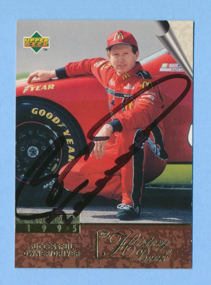 Bill Elliott Signed Autographed 1996 Upper Deck Card #131 McDonald's - Image 1 of 1