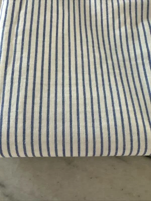 Ralph Lauren Vintage EE. UU. Azul Blanco Rayas Estándar Almohada Falsa Foto 1 de 4
