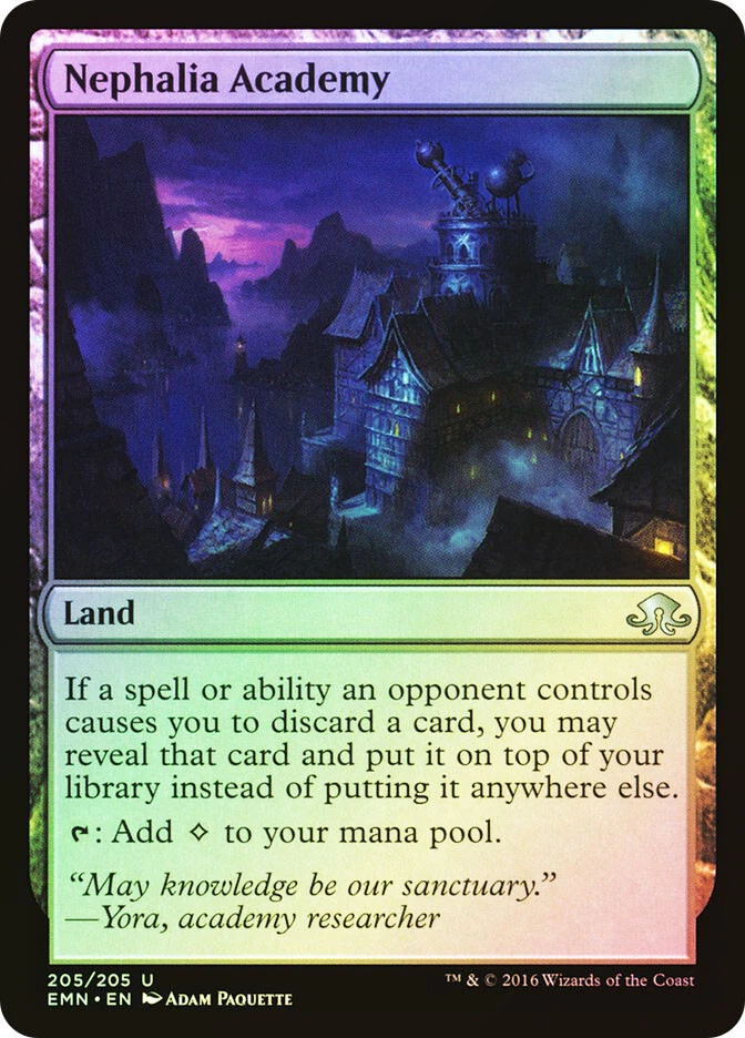 MTG FOIL Nephalia Academy  - Eldritch Moon #205 - Image 1 of 1