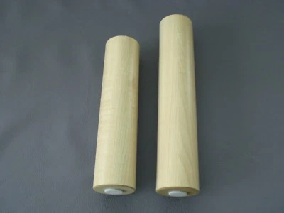 Ahorn MDF Bettfüße Möbelfüße Rundfüße Couchfüße M8 H- 25-30cm.  - Bild 1 von 4