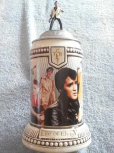 VINTAGE CUI 1993 "LIFE OF ELVIS" EDIZIONE LIMITATA TCB COPERCHIO PIETRA (#230 DEL 1977) - Foto 1 di 8