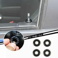Inner Door Lock Pin Cover Trim Bezels For Dodge RAM 1500 2010-2020 Carbon Fiber