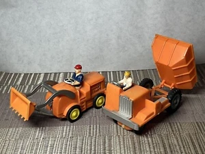 Vintage MM Toy Brick Hopper Dumper, Truck, Tractor Friction  Plastic Hong Kong - Picture 1 of 20