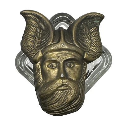 MBCI Винтажный НОРВЕЖСКИЙ БОГ Пряжка на Ремень 3D Шлем Viking ODIN Крылья ГОТИЧЕСКИЙ Valhalla РЕДКИЙ - Изображение 1 из 4