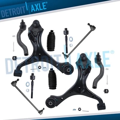 Brazos de control inferiores delanteros con rótulas barra estabilizadora Tierods para Honda Civic 2013-15 Foto 1 de 4