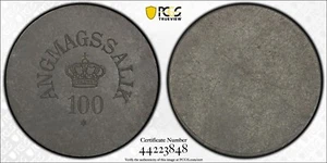 Greenland, Angmagssalik - (1894) Royal Greenland Trading 100 PCGS AU55 Token  - Bild 1 von 2