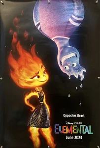 ELEMENTAL Original ein Blatt Filmposter - 2023 - DISNEY - Bild 1 von 5
