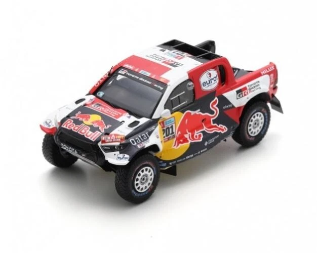 Spark Model 1:43 s5870 Toyota Hilux #201 Winner Rally Dakar 2022 Al-Attyah NEW - Immagine 1 di 1
