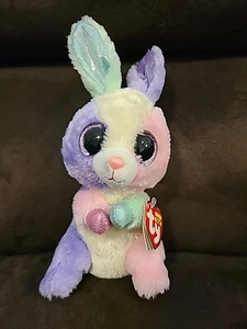 TY Beanie Boos Bloom the Bunny 6" Tush Tag And Swing Tag - Picture 1 of 11
