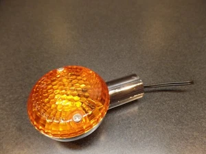 VINTAGE HARLEY DAVIDSON K&S CHROME/AMBER TURN SIGNAL 25-3030 SAE D91 - Picture 1 of 12