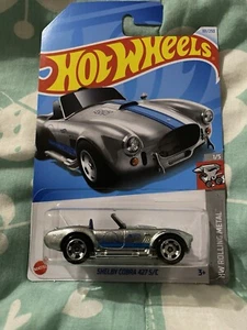 2024 HOT WHEELS DIE CAST HW ROLLING METAL SHELBY COBRA 427 S/C CAR 181 - Picture 1 of 1