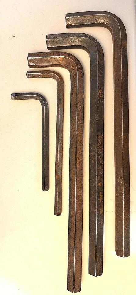 8 Piece Allen Brand Hex Key Wrenches Made In USA - Image 1 of 4