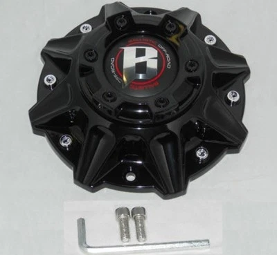 BALLISTIC MILLWORKS GLOSS BLACK LG1208-33 LG1208-34 OR TOP WHEEL RIM CENTER CAP - Image 1 of 4