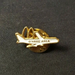 O'HARE AREA Jet/Golden Arches McDonald's Crew Pin MC147 - Bild 1 von 4