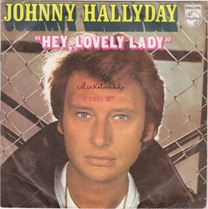 JOHNNY HALLYDAY HEY, LOVELY LADY /LA FILLE DE L'ETE DERNIER MADAGASCAR 45 SINGLE - Picture 1 of 4