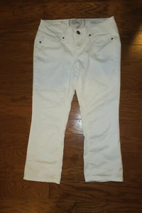 S 7 ❤️ SO TARGET ❤️ HOSE ❤️ SOFT WHITE ❤️ JEANS CROPPED❤️ STRETCH BAUMWOLLE STRAND❤️ - Bild 1 von 5