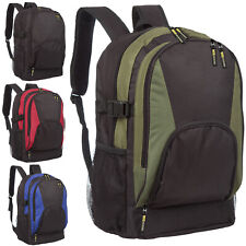 Mens Large Backpack Rucksack Bag - SPORTS TRAVEL SCHOOL HIKING WORK CAMPING BAGS