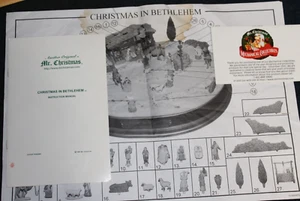 DE COLECCIÓN 97 Mr Christmas IN BETHLEHEM Belén REEMPLAZO Instrucciones Manual Piezas - Imagen 1 de 5