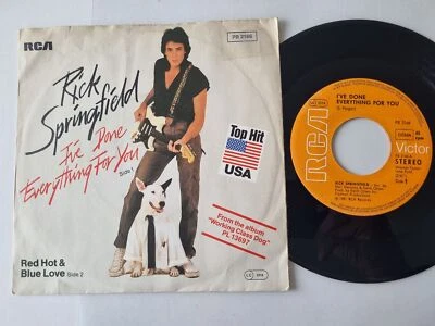 Rick Springfield - I've done everything for you 7'' Vinyl Germany - Photo 1/4
