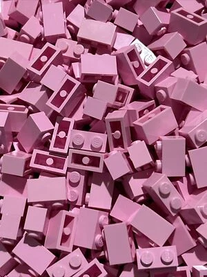 LEGO Ladrillo Rosa Claro Brillante 1x2 (3004) - 100 Piezas Nuevas - Ladrillos de Construcción Foto 1 de 4