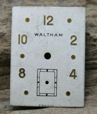 WALTHAM METAL ART DECO RELOJ PULSERA ESFERA 18.3x24.6mm 750011 (J2F2) Foto 1 de 2