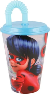 Miraculous Ladybug Tumbler Cup 430ml Capacity with Straw - Picture 1 of 3