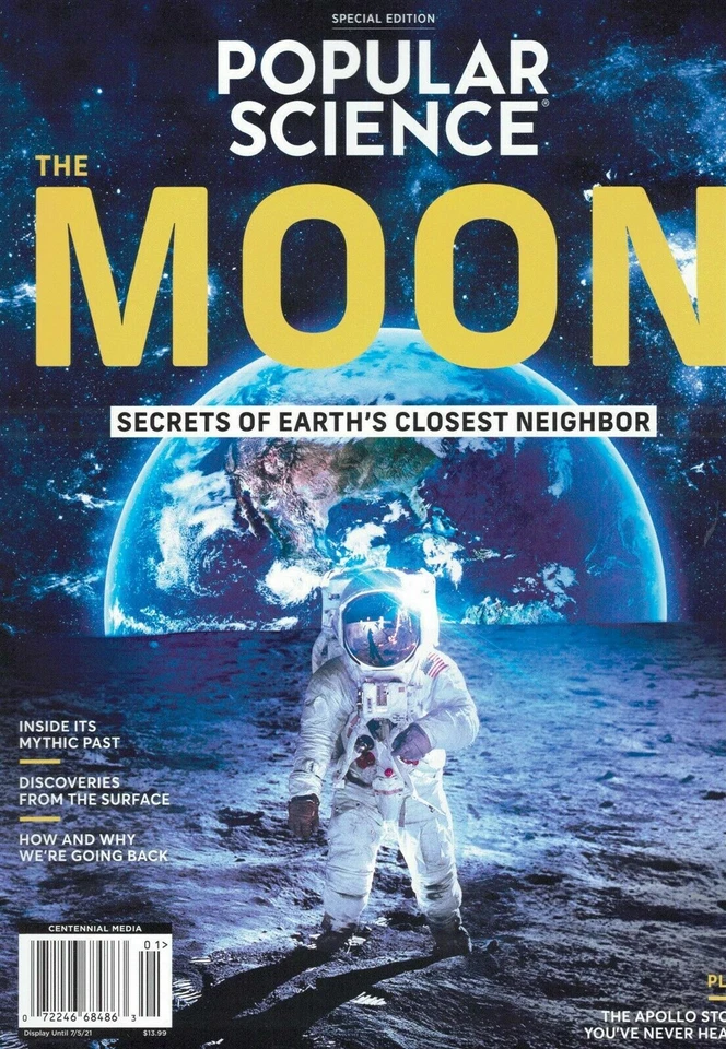 POPULAR SCIENCE THE MOON CENTENNIAL MEDIA 2021 MAGAZINE - Image 1 of 1
