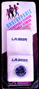 Vintage LA Gear Unstoppable Sweat Band w/ Sport Watch 90s NOS 80s NIP! - Picture 1 of 2