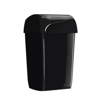 LUCART NOVATISSUE SAS Cubo de basura Lucart Identity Invisibin negro 43 l cubo de basura papelera sanitaria