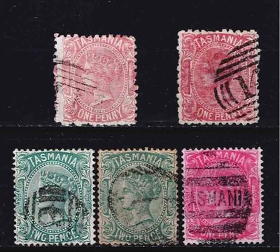 Tasmania   Sc# 53-61   Used   CV $88   gtc17 - Image 1 of 2