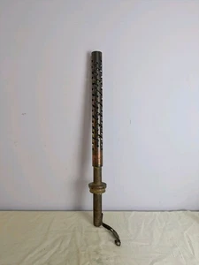 Antique Torch Heater Lamp Wooden Handle Large Industrial OOAK Light Tool 78cm  - Picture 1 of 12